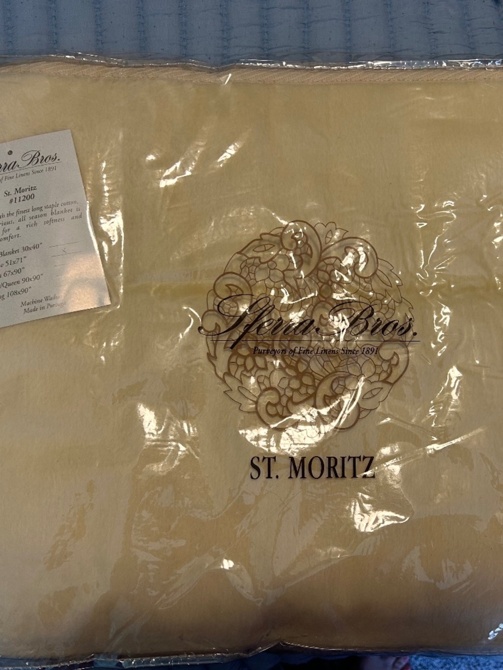 Sferra Bros St Moritz Throw - New